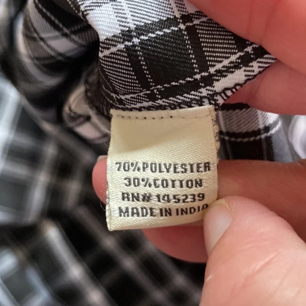 Sim & Sam Plaid Wrap Style Skirt - Picture 5 of 6